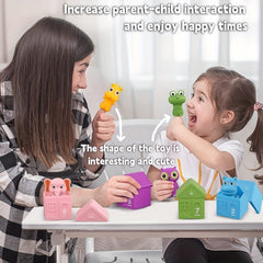 Forest Animal Hand Puppet Toys 10pcs Set for Role Play
