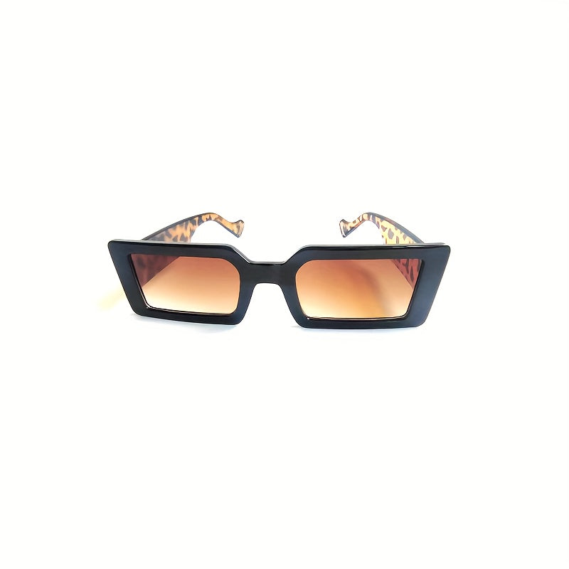 Punk Style Wide Legs Sunglasses with Cleaning Cloth & Anti-squeeze Box