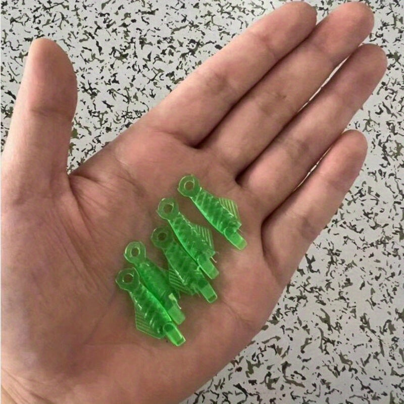10pcs Auto Needle Threader DIY Sewing Tools Green Fish Threader