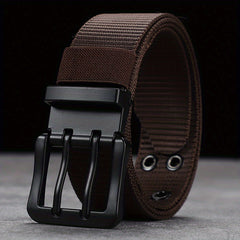 Nylon Square Belt Casual Leather Belt For Men