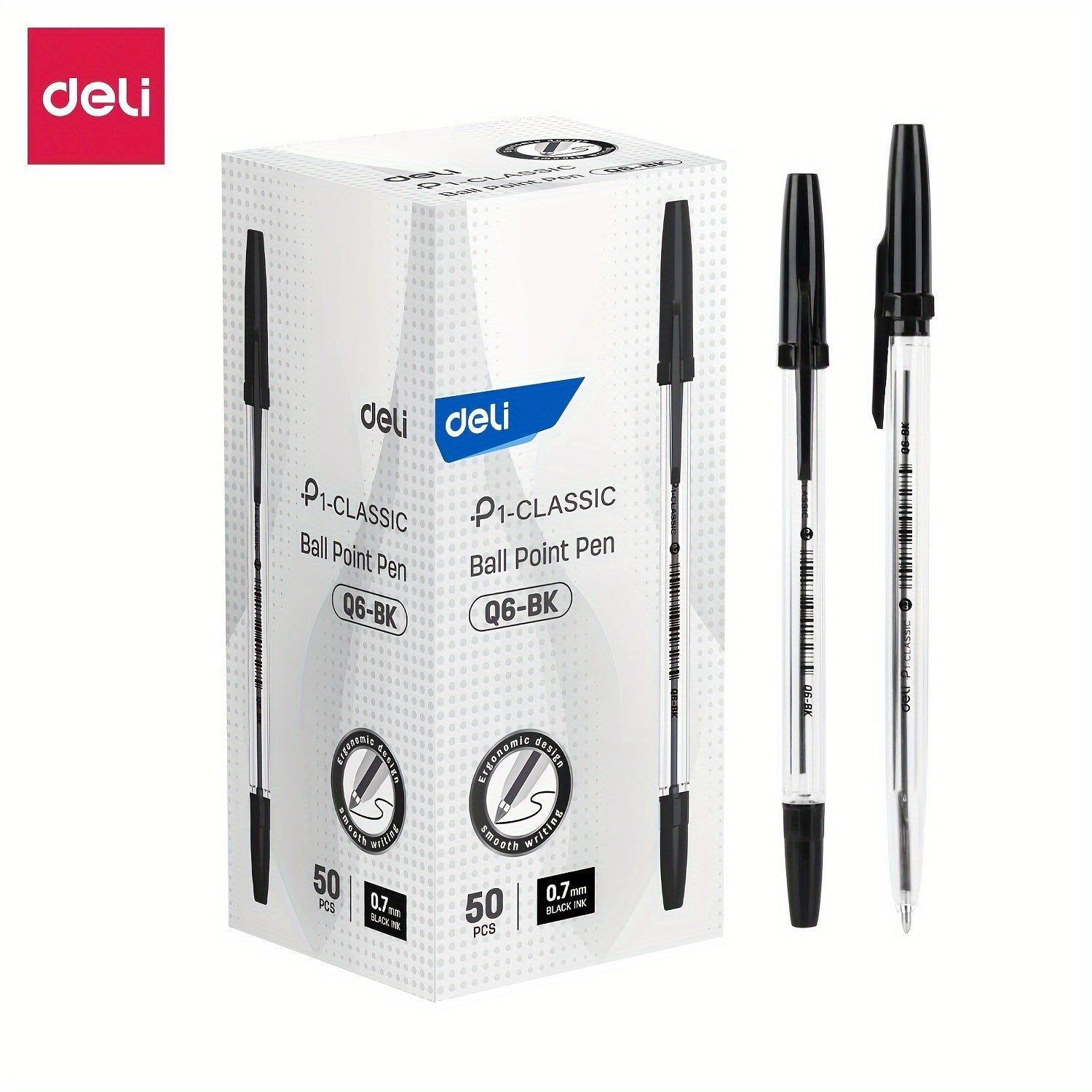 50pcs Gel Ink Ball Point Pen Set Office School 0.7mm
