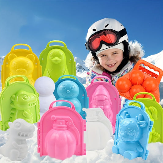 1pc Snow Mold And Sand Mold 3D Shape Outdoor Toy And Beach Toy