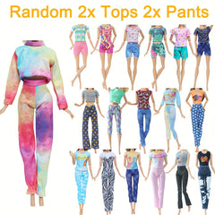 27pcs Doll Clothing & Accessories Set, Princess Dress, Fashionable Outfits