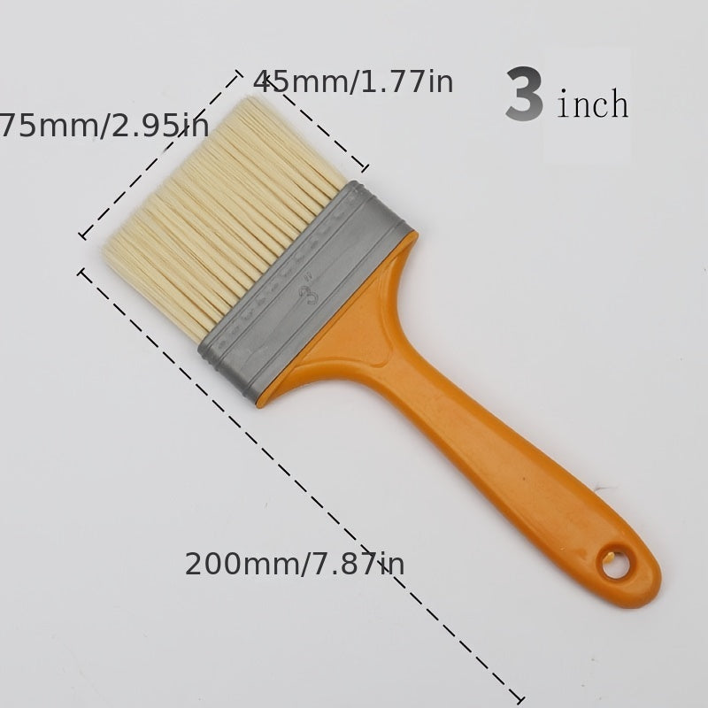 5pcs Plastic Handle Hair Brush Full Sharpening Silk Hair Sweeping Cleaning Brush