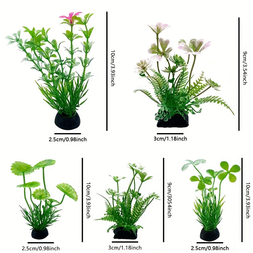 Green Artificial Aquarium Plants Fish Tank Ornaments