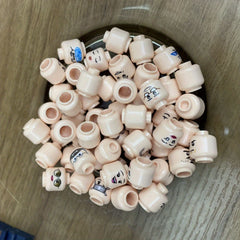 56pcs Emotion Building Block Toys Human Head Block Puzzle