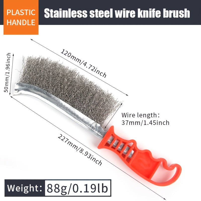 Steel Wire Wheel Polishing Brush for Wood Metal, De-rusting, Grinding Polishing