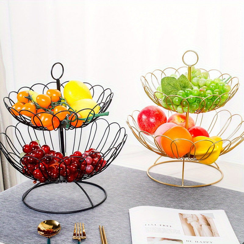 Double Layer Candy Basket for Snack Storage and Party Decorations