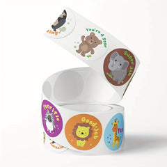 500pcs Animal Reward Stickers Motivational Labels for Students Teachers