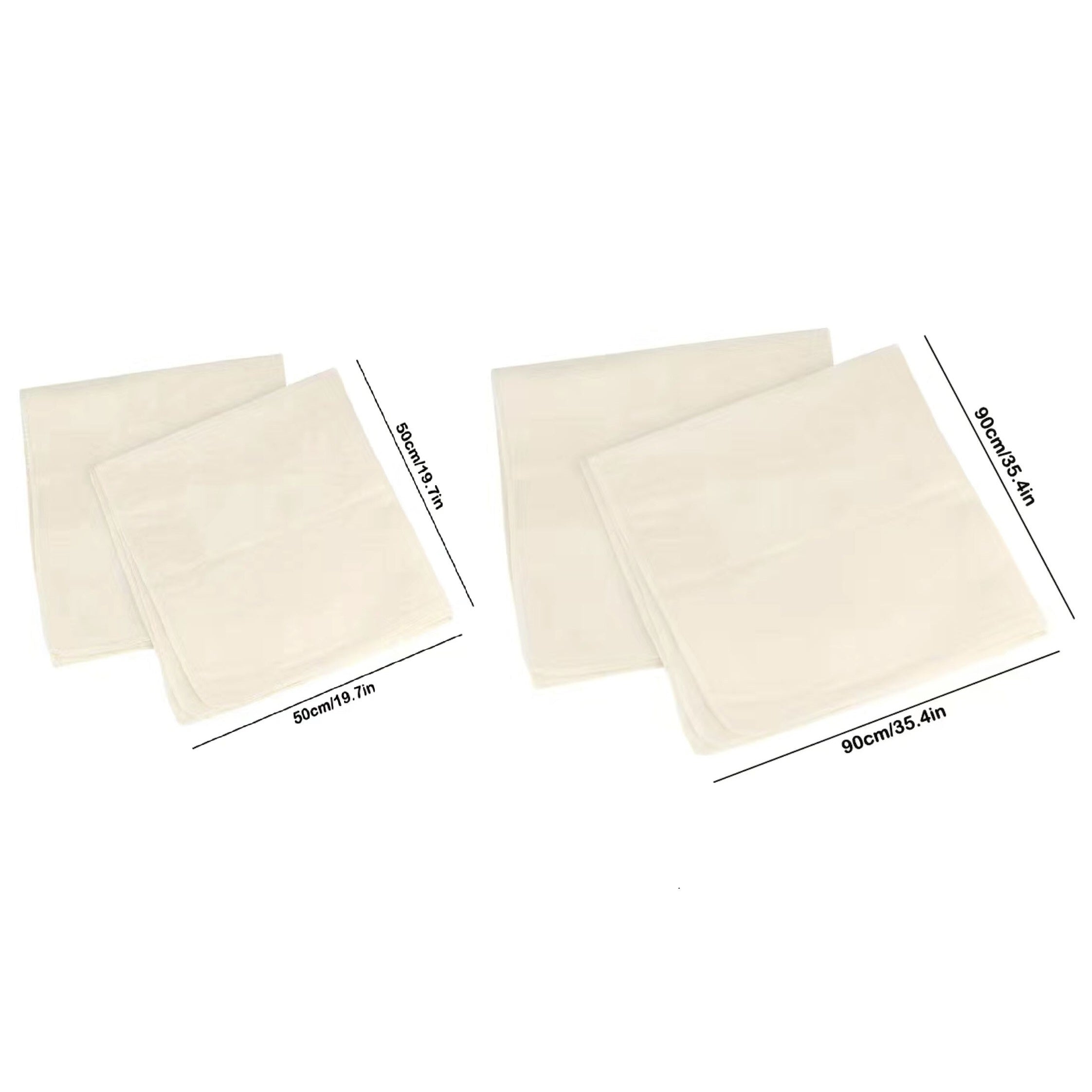 3pcs Cheesecloth 90 Unbleached & Reusable Ultra Fine Cheese Cloth
