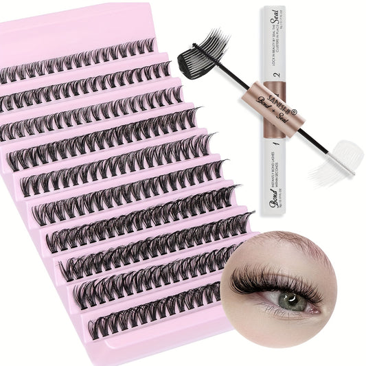 200pcs 40D Lashes 9 16mm Mix D Curling Cluster Individual Lashes