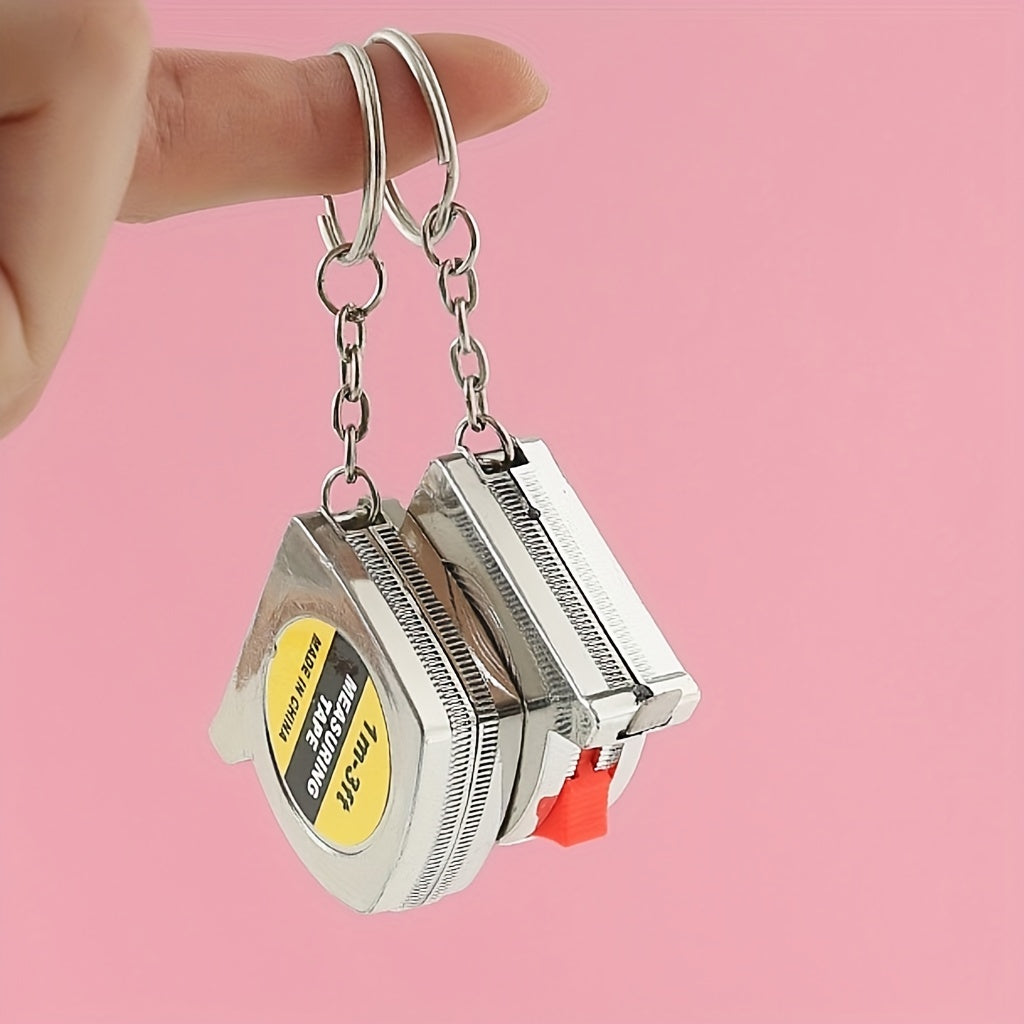 Mini Retractable Keychain Tape Measure Metric & British