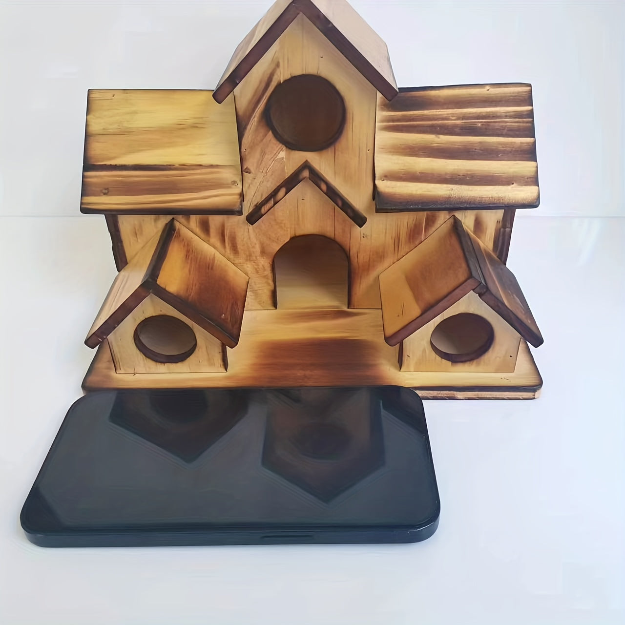 Stylish Wooden Bird House for Outdoor Garden D&eacute;cor