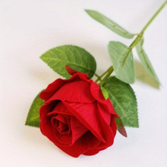 1pc Flannel Rose Simulation Flower Holiday Gift