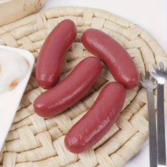 2pcs Realistic Large Red Sausages for Home Decor and Window Displays