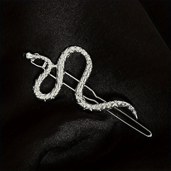 Metal Golden Snake Hair Clip Non-slip Bangs Clip