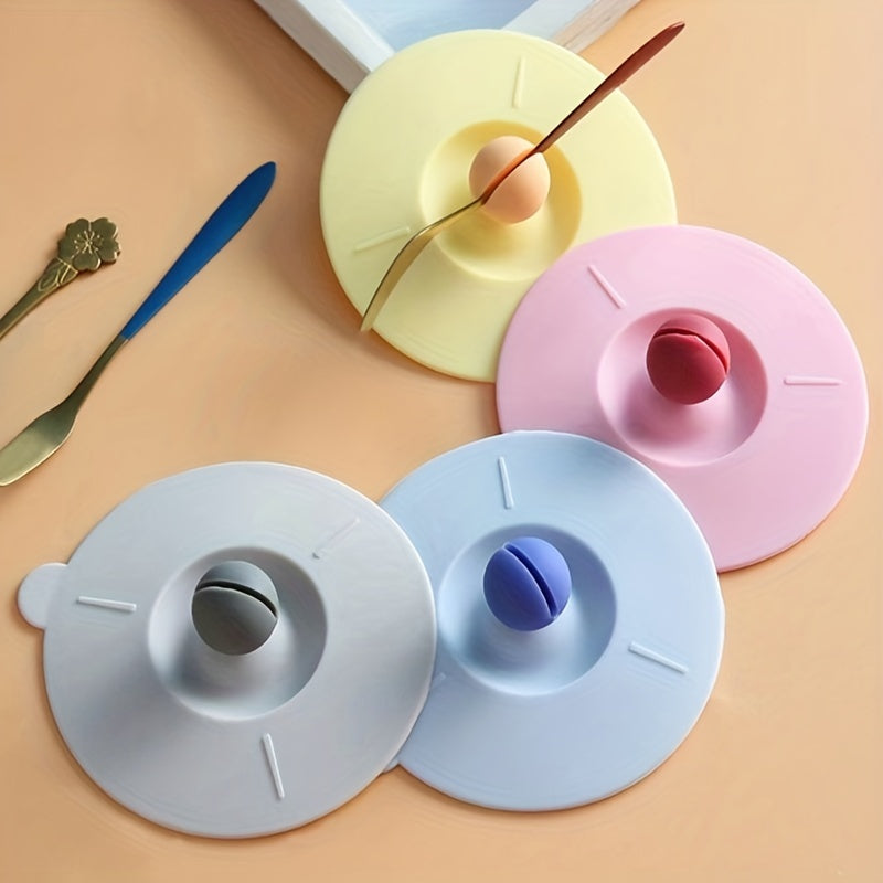 Silicone Cup Lids Anti dust Mug Covers Reusable Water Cup Lids