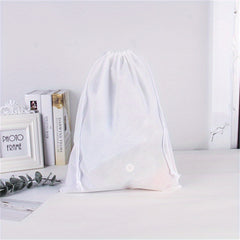 Portable Shoes Bag Travel Storage Pouch Drawstring Dust Bags Non Woven Fabric