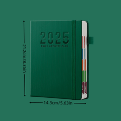 Ultimate Daily Planner 365 Academic Notebook Red Green