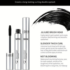 Waterproof Lengthening Mascara with Silicone Brush Head