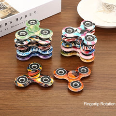 8pcs Random Finger Spinner Toys - Mixed Plastic Material with Gift Bag Filler