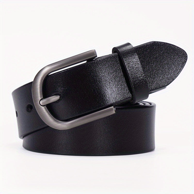  Leather Belt with Pin Buckle Vintage Unisex Jeans Pant Belt