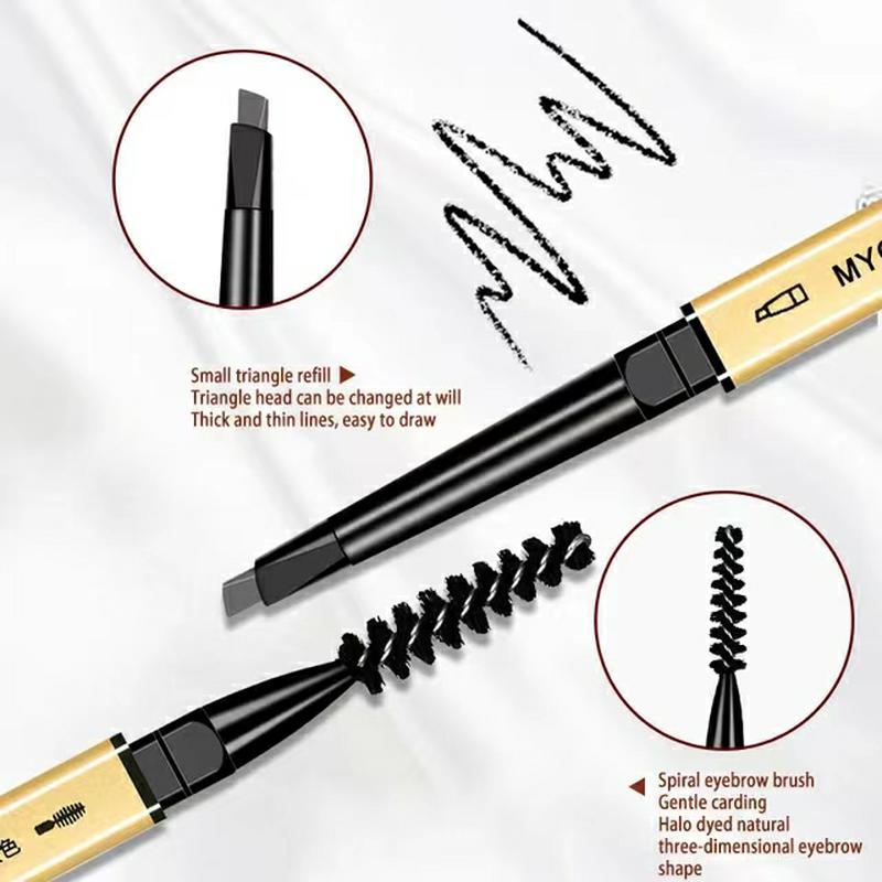 Triangle Eyebrow Pencil Waterproof Safe Beauty Brow Pencil