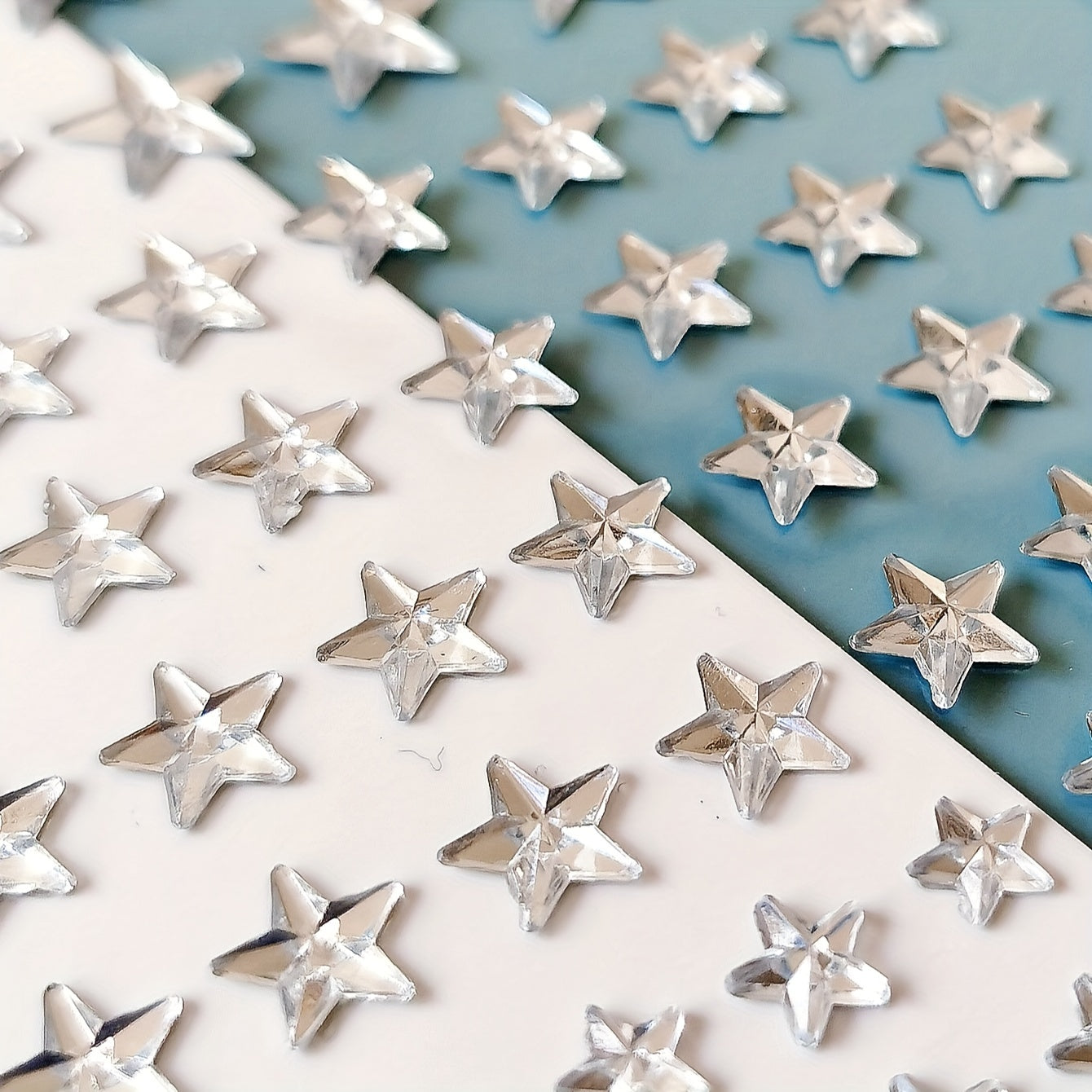 72Pcs Adhesive Acrylic Rhinestones Face Jewels DIY Crafts Stickers