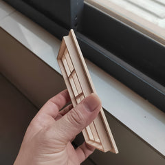 Mini Twelve Grid Window for Dollhouse Decoration