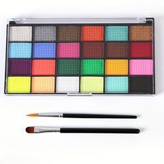 24 Water Soluble Body Paint Face Paint Stage Makeup Christmas Halloween