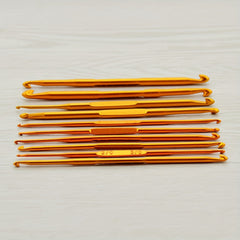 10pcs Aluminum Alloy Craft Crochet Hook Kit For Beginners