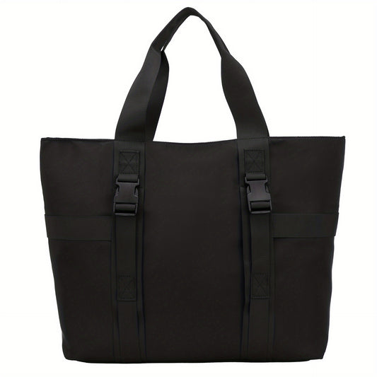 Men's Solid Casual Tote Bag