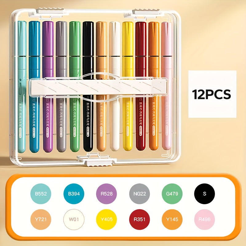 Water Based Ink Marker Set 60pcs Automatic Ink Control System Painting Marker