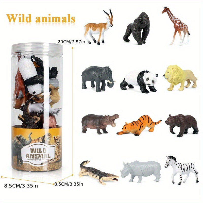 Mini Dinosaur Marine Animal Model Toy Set