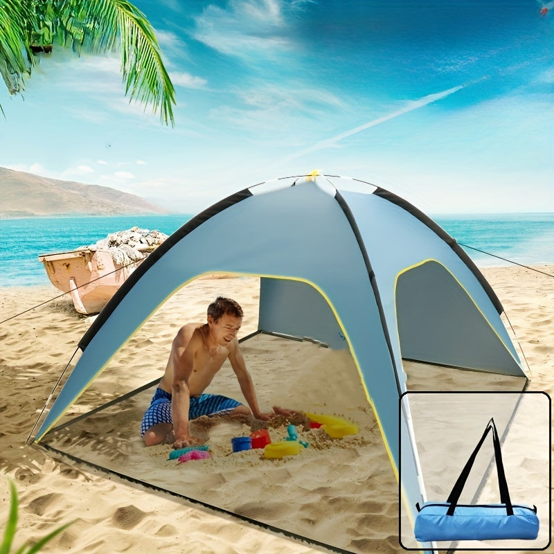 Spacious Outdoor Beach Tent with UV and Rain Protection