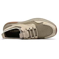 Men's Slip On Athletic Shoes with Shoelaces