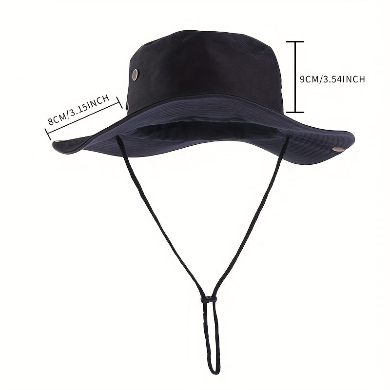 Foldable Sunshade Bucket Hat Double-sided Outdoor Fishing