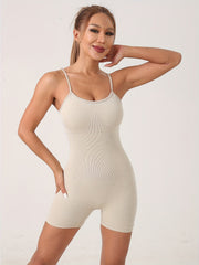 Sports Cami Romper Sleeveless Yoga Bodysuit Women's Activewear