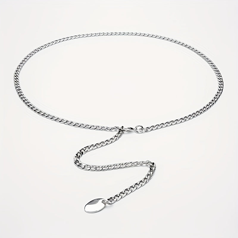 Metal Waist Chain Belt for Women Dress Clothes Accessories