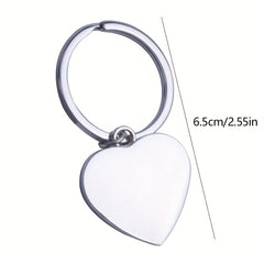 Heart Keychain Rhinestone Metal Key Ring Bag Charm Gift for Women Girls