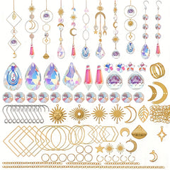 200pcs Crystal Sun Catcher DIY Kit Window & Garden Decor