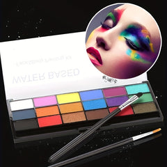 18 Colors Water Soluble Body Paint Pigments Halloween Makeup