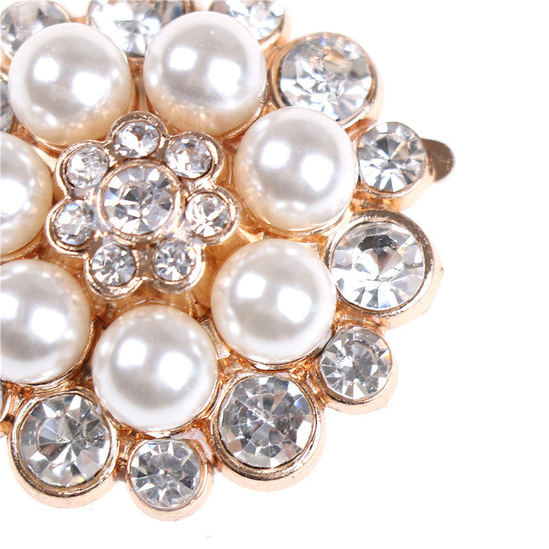 Bridal Shoe Clips Gemstone Rhinestone Heel Buckle Wedding Decoration