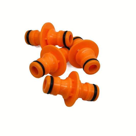 4pcs Double Male Hose Connectors for Garden Hose with Control Valve Switch