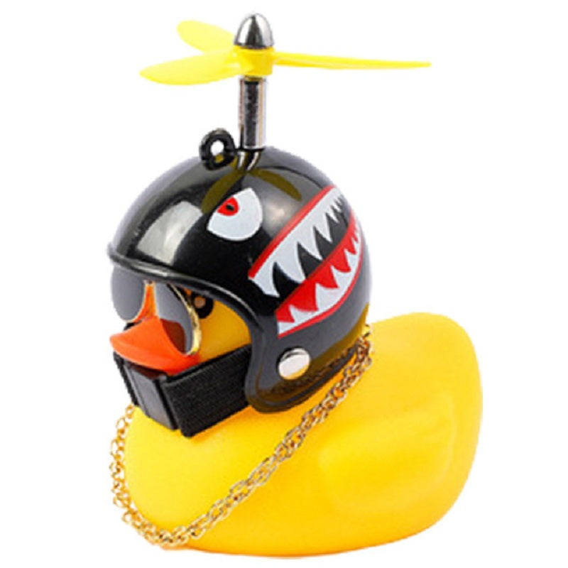 Yellow Duck Helmet Sunglasses Duckling Car