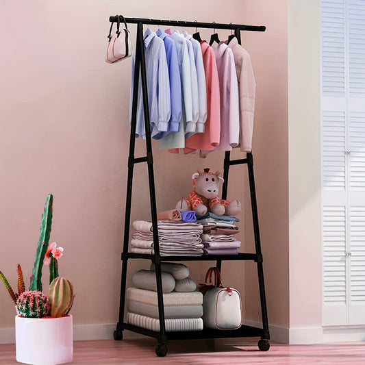 Movable Triangle Coat Rack Holder