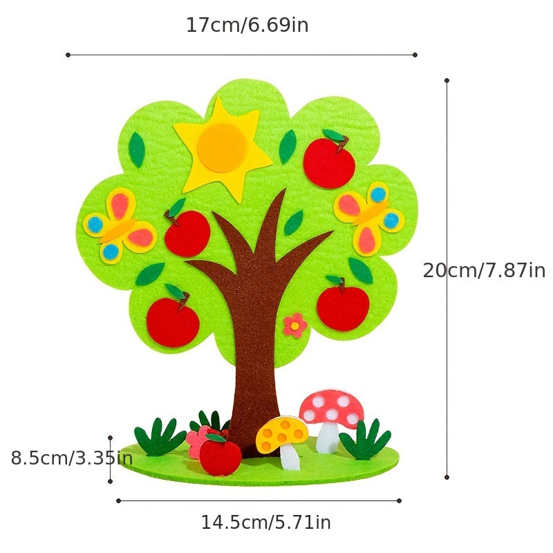 Kids 3D Four Seasons Tree Decoration DIY Puzzle Kit