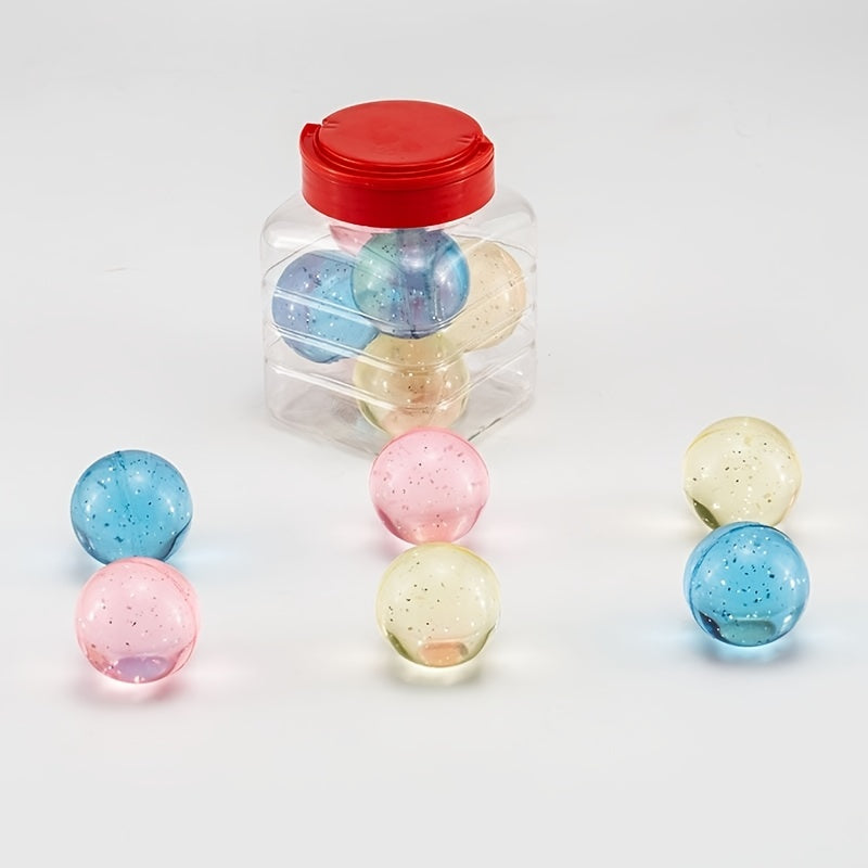 6pcs Funny Toy Balls 43mm Mixed Bouncy Ball for Children