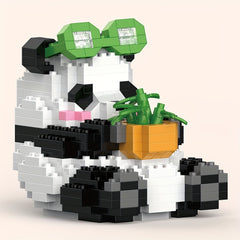 Animal Building Blocks Panda Model Assembled Building Block Toys