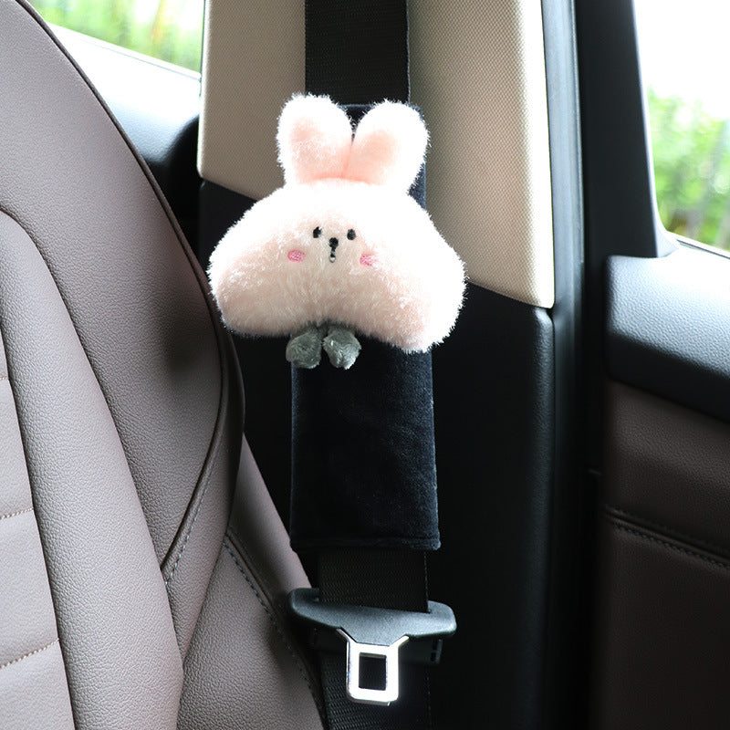 Rabbit Car Seat Pillow Lumbar Neck Headrest